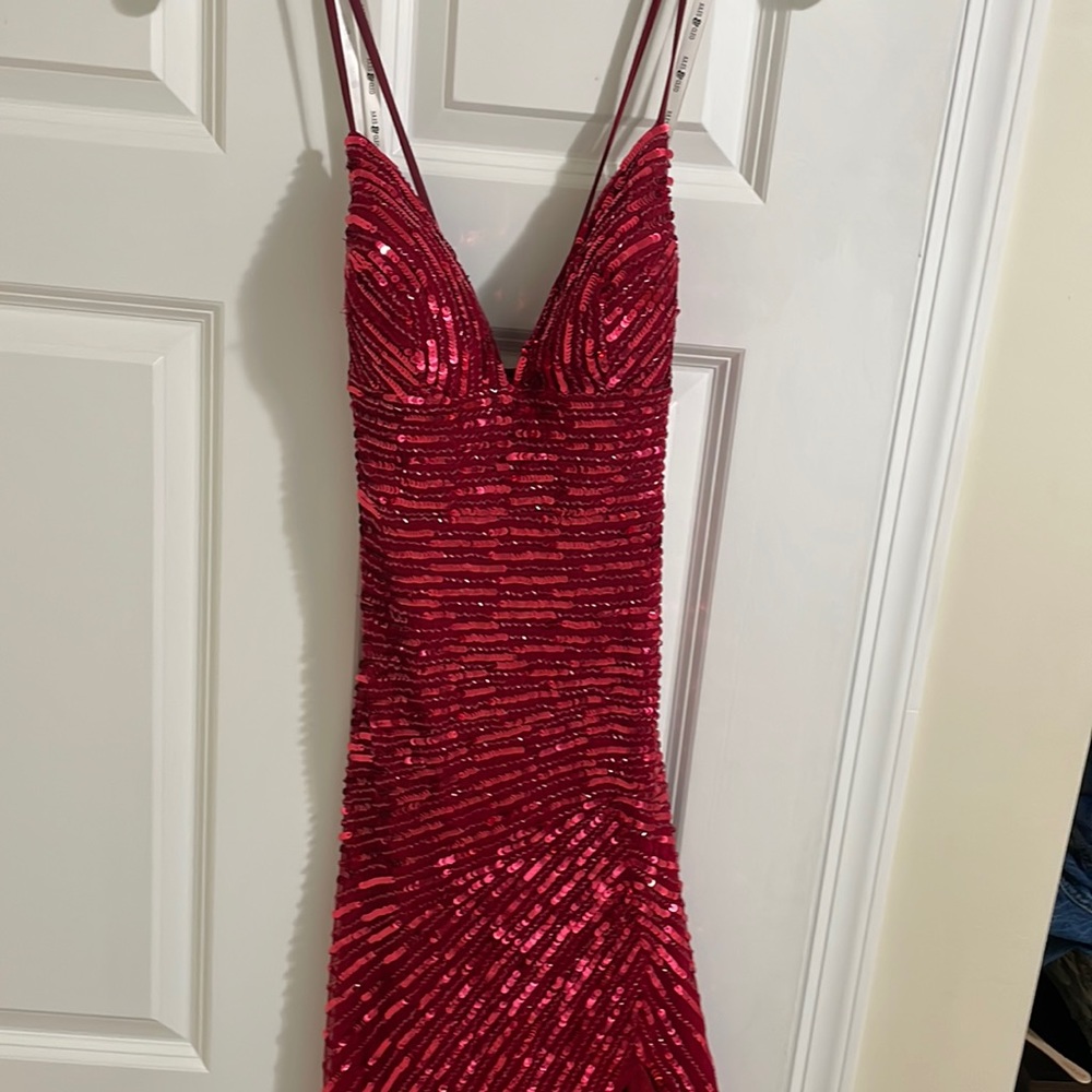 Jules & Cleo Prom Dress Red sparkly Size 0